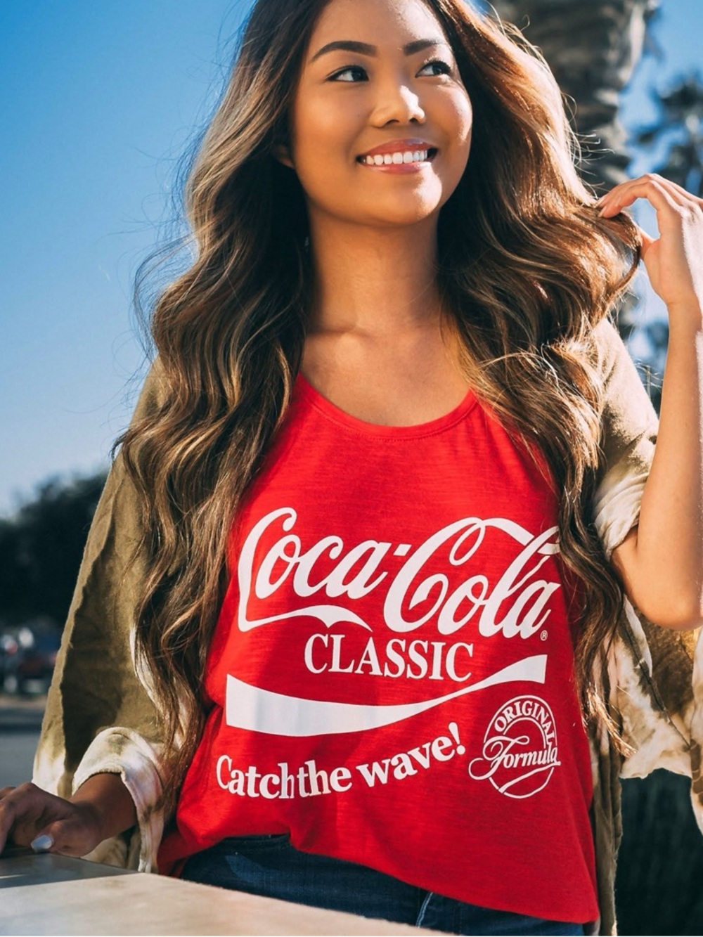 Coca Cola Red Classic Logo Tank Top